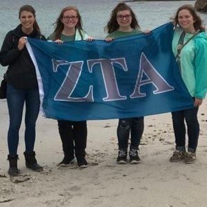 ZTA Sorority Flag